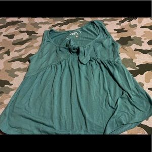 Poof! tank top, small, green